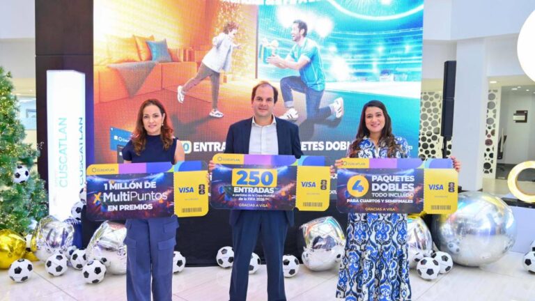 Banco CUSCATLAN en alianza con VISA harán realidad el sueño de ir a la Copa Mundial de la FIFA 2026 a más de 250 tarjetahabientes.