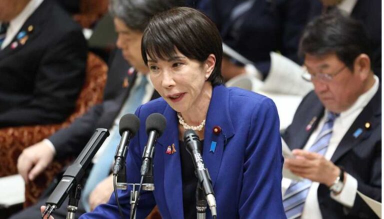 La primera ministra japonesa, Takaichi Sanae, advierte que un ataque chino contra Taiwán podría movilizar las Fuerzas de Autodefensa de Japón.
