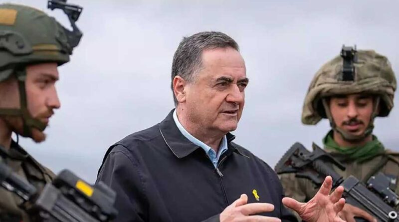 El ministro de Defensa de Israel, Israel Katz, dijo este domingo que la posición del gobierno es firme: “no habrá Estado palestino”.