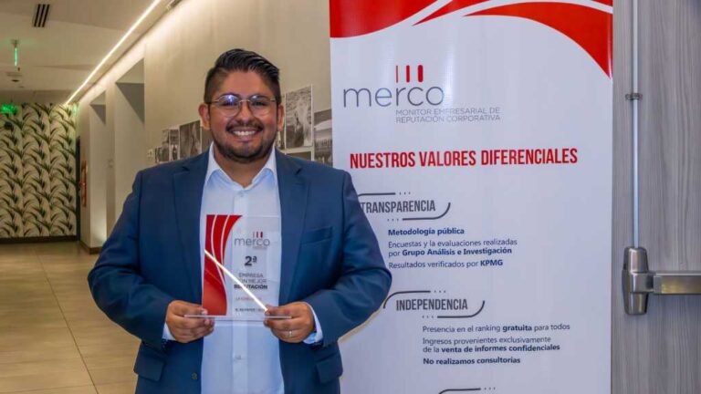 La Constancia obtuvo el segundo lugar entre las empresas con mejor reputación del país, MERCO El Salvador 2025.