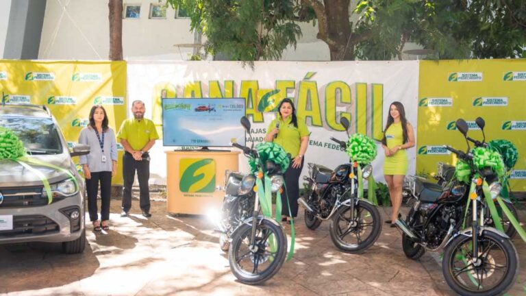 Los premios son : 3 pick up Volkswagen SAVEIRO, 20 motos, 30 premios en efectivo de $500; 30 de 250.00; 60 de $200.00 y 90 premios $100.00.