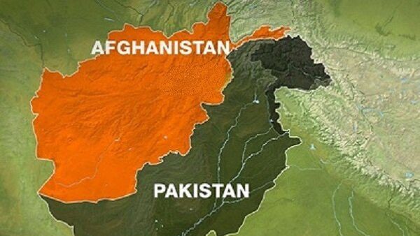 Mapa de Afganistán y Pakistán