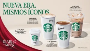 Starbucks anunció una colaboración global con Devil Wears Prada 2, producción de 20th Century Studios que llegará a los cines el 30 de abril.