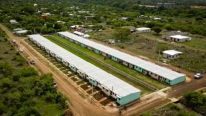 El gobierno del presidente Nayib Bukele, entregó viviendas a 52 familias del proyecto El Milagro, cantón San Julián, Acajutla, Sonsonate Oeste