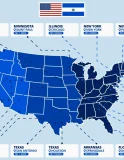 Estas son las ubicaciones de los centros de votación en Estados Unidos, México y Canadá para 2027