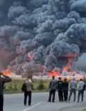 Drones ucranianos atacaron durante la madrugada del domingo un centro logístico de Wildberries en Kóledino, en la región de Moscú.